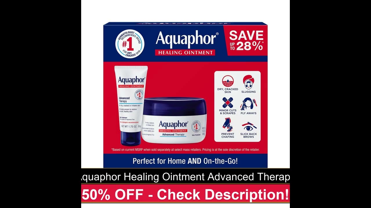 🔥 INSANE Aquaphor Healing Ointment Advanced Therapy Deal 2025 DONT MISS THIS