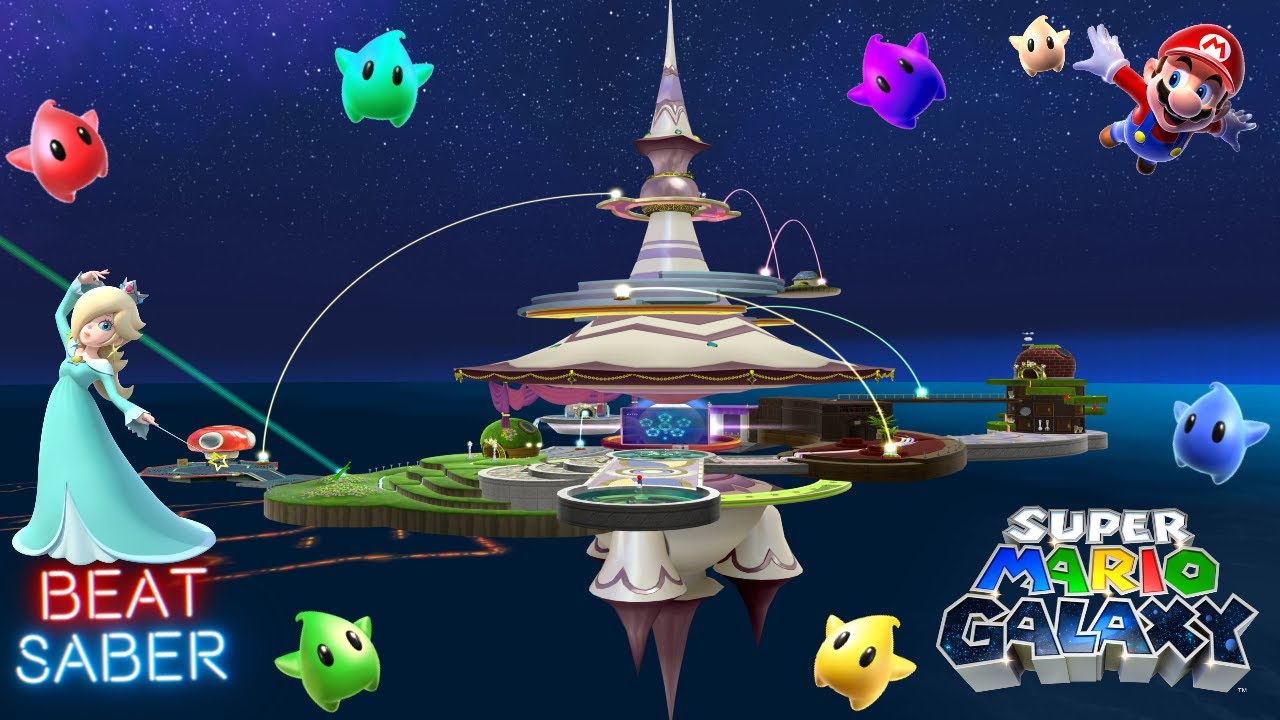 Super Mario Galaxy - Comet Observatory in Beat Saber!