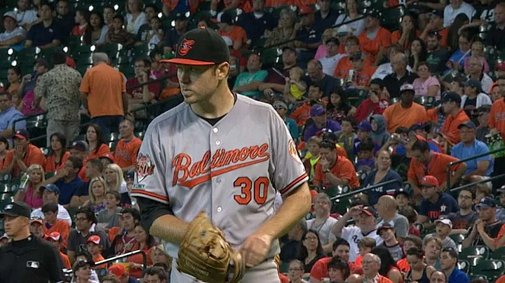 BAL@HOU: Tillman goes 6 2/3 for his fifth win