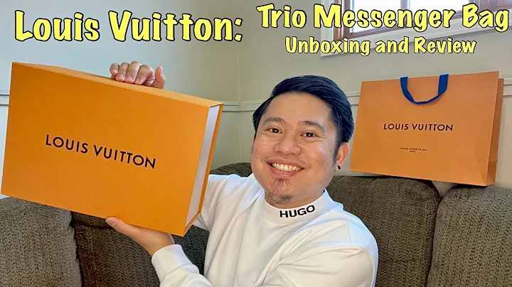 LOUIS VUITTON: MEN’S TRIO MESSENGER DAMIER GRAPHITE 3D CANVAS | UNBOXING AND REVIEW