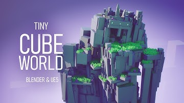 CUBE WORLDS | Speed 3D Modeling & Rendering in Blender & Unreal Engine 5