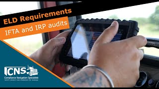 IFTA and IRP audits: ELD or electronic record keeping requirements | DOT Audits | CNS