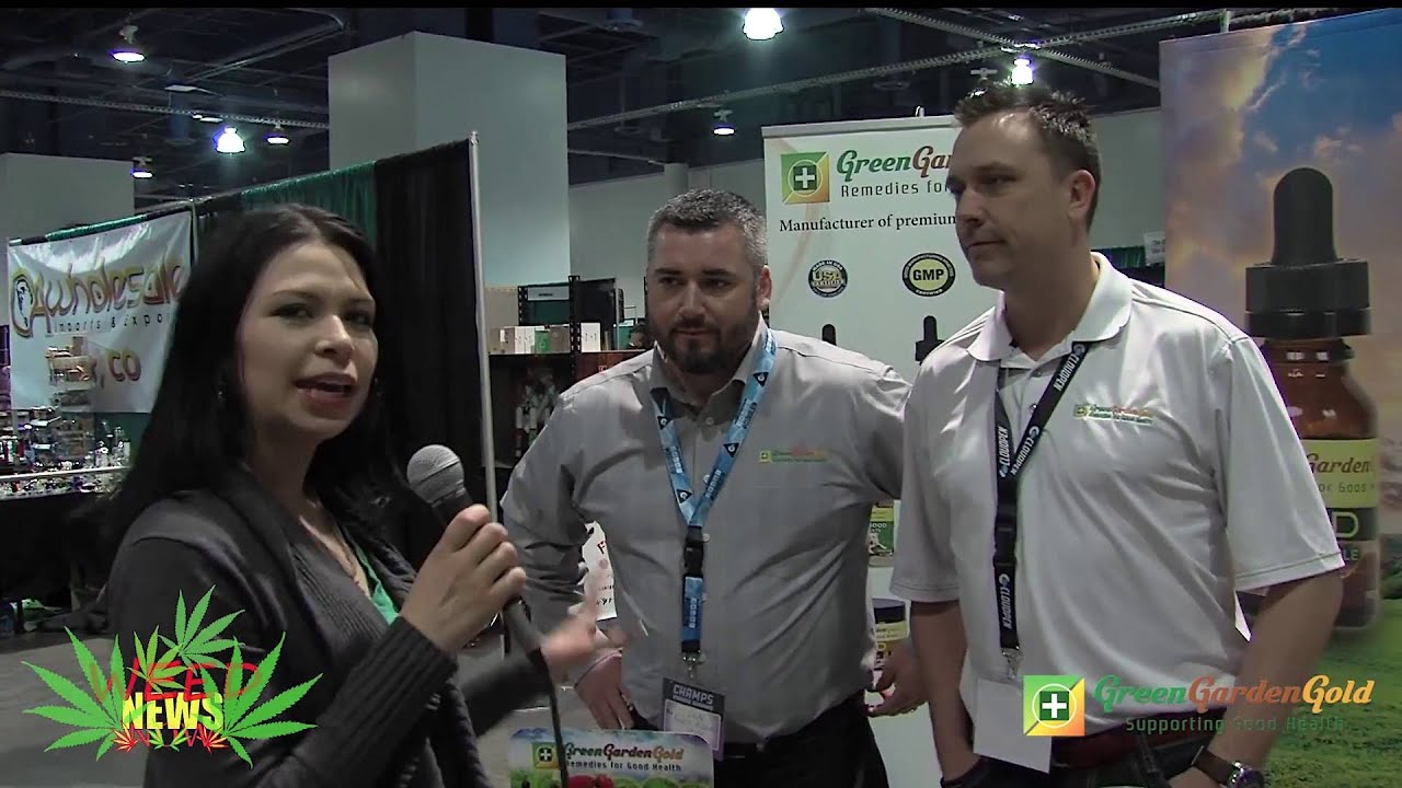 WeedNewsNow with Green Garden Gold at Champs Trade Show Las Vegas 2016