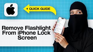 How To Remove Flashlight From iPhone Lock Screen | iPhone Lock Screen Settings 2025