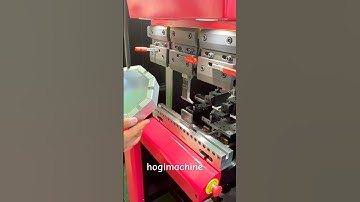 Hogi Mini All Electric Servo cnc press brake bending machine for laser metal parts!#minipressbrake