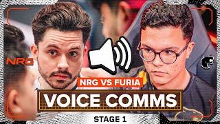 HOW IT SOUNDS TO BE UNDEFEATED! | NRG vs. FURIA Voice Comms - VCT Americas Stage 1