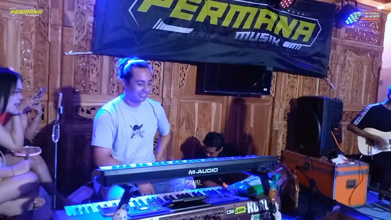 MENDUA - LINA HAFIZA - PERMANA MUSIK // HAPPY PARTY ( BOLO KERJO TEAM )