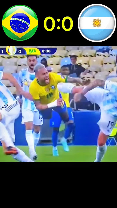 The day NEYMAR creates History 🥶|Argentina 🆚 Brazil copa America cup 2021 #short #highlight #youtube