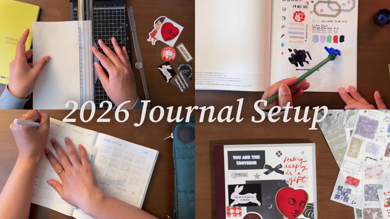 Настраиваю свой Hobonichi Cousin 2026 года с помощью ✍🏽