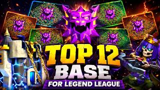 TOP 12 TH18 RANKED MODE BASES With LINKS | ANTI 3 Star LEGEND LEAGUE BASE WITH PERFECT TRAPS | COC .