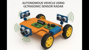 HVS-4426-Autonomous vehicle using Ultrasonic Sensor Radar.