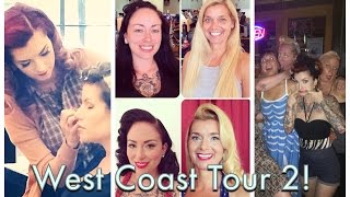 Day In The Life West Coast Pinup Hair & Makeup Tour Part 2 By Cherry Dollface