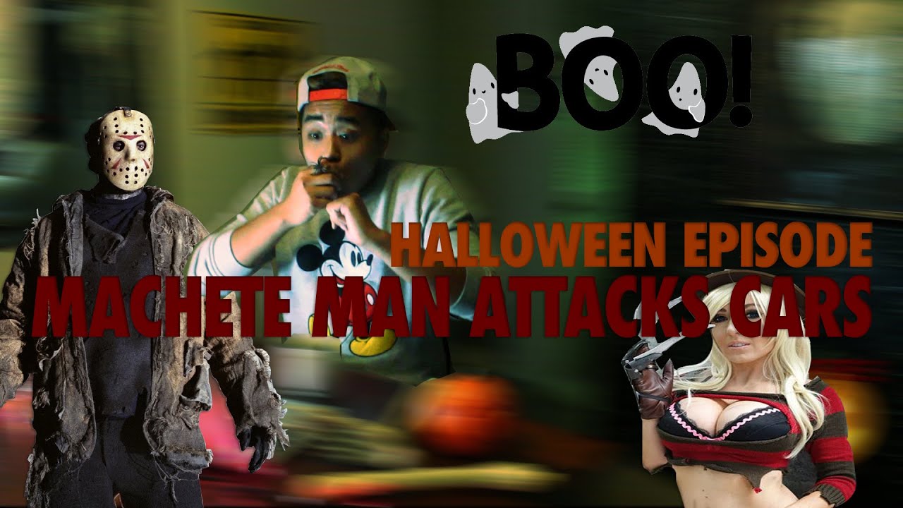 MACHETE MAN ATTACKS CARS IN OAKLAND YouTube