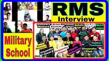 RMS Interview video l Military school Interview questions l PD Classes