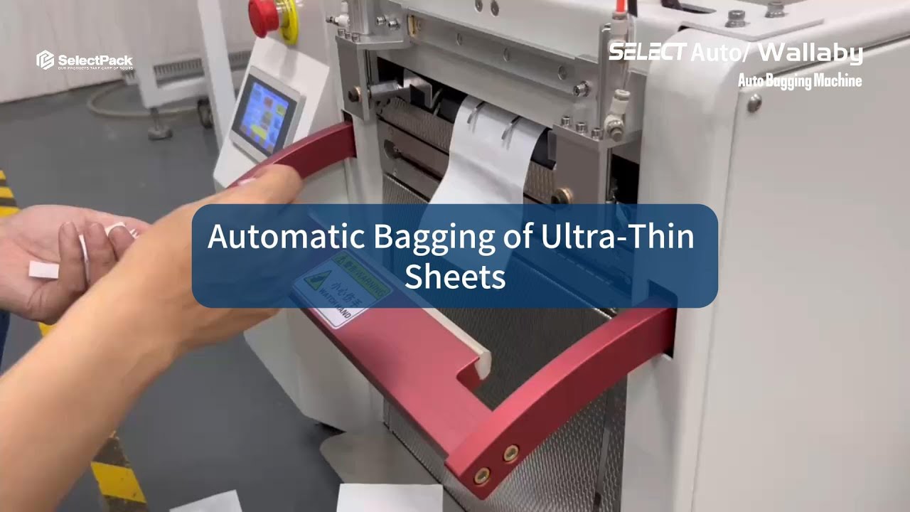 SelectAuto/Wallaby Auto Bagging Machine for Ultra-Thin Items | SLP-DS02F | SelectPack 