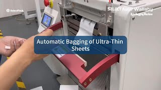 Famous SelectAuto/Wallaby Auto Bagging Machine for Ultra-Thin Items | SLP-DS02F | SelectPack #supplier Wealth