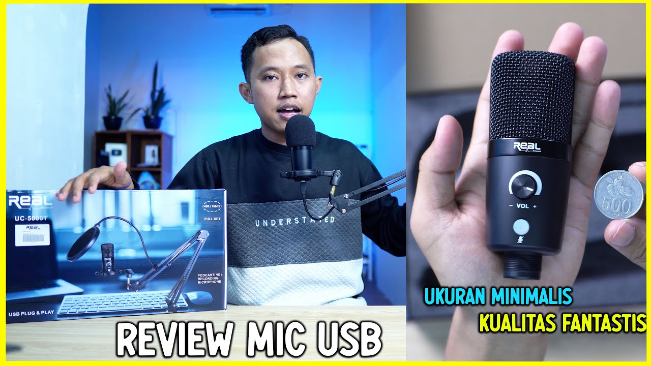 Microphone Kecil , Suaranya Jernih Banget Review Mic USB RealSound