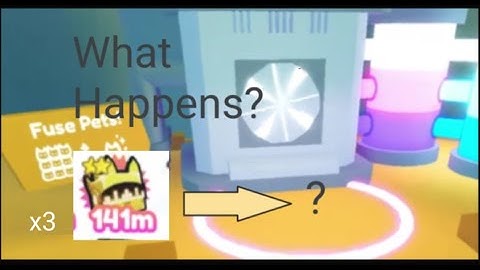 What Happens when you fuse 3 Golden Techno Cats? [Pet Simulator X]