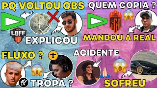PQ LOUD VOLTOU OBS ? DELO SFRE ACIDENTE CARRO ! FLUXO OUSADO ? HUDSON MANDA A REAL !