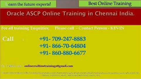 oracle ascp online training