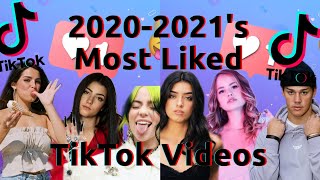 Tiktok videos with the most likes each month from 2020 to 2021! | In order