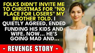 Family Didn’t Invite Me to Christmas Because It’s “No Place for Losers” — Then My Calm Revenge…