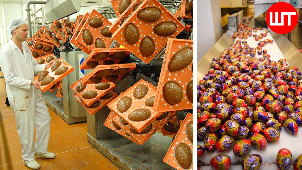 How Are Easter Eggs Made | Amazing Candy Factory process