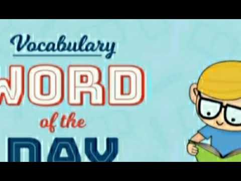 Episode 10 of Word of the day - YouTube