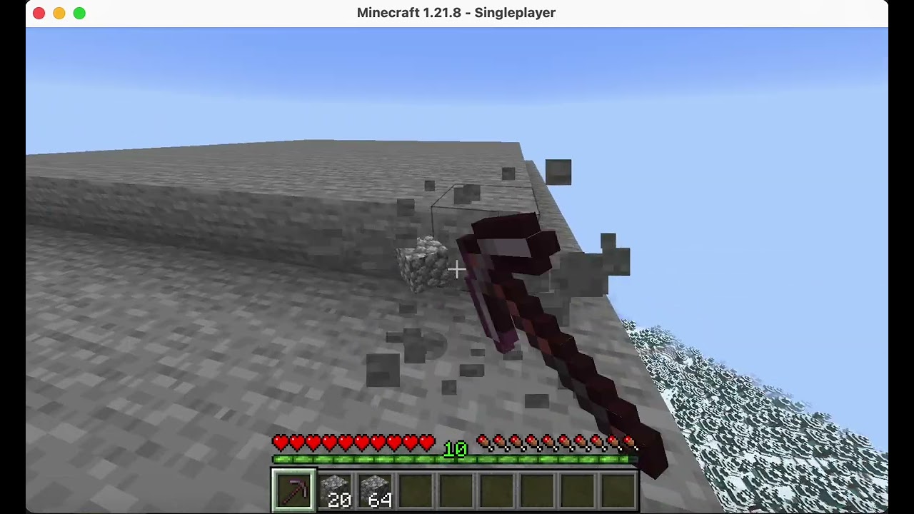 Day 81 of mining 1 layer of a chunk until I reach 1k subs