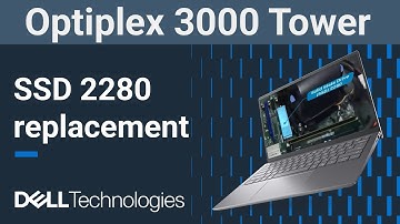 Dell Optiplex 3000 Tower | How to replace the 2280 solid state drive (SSD)