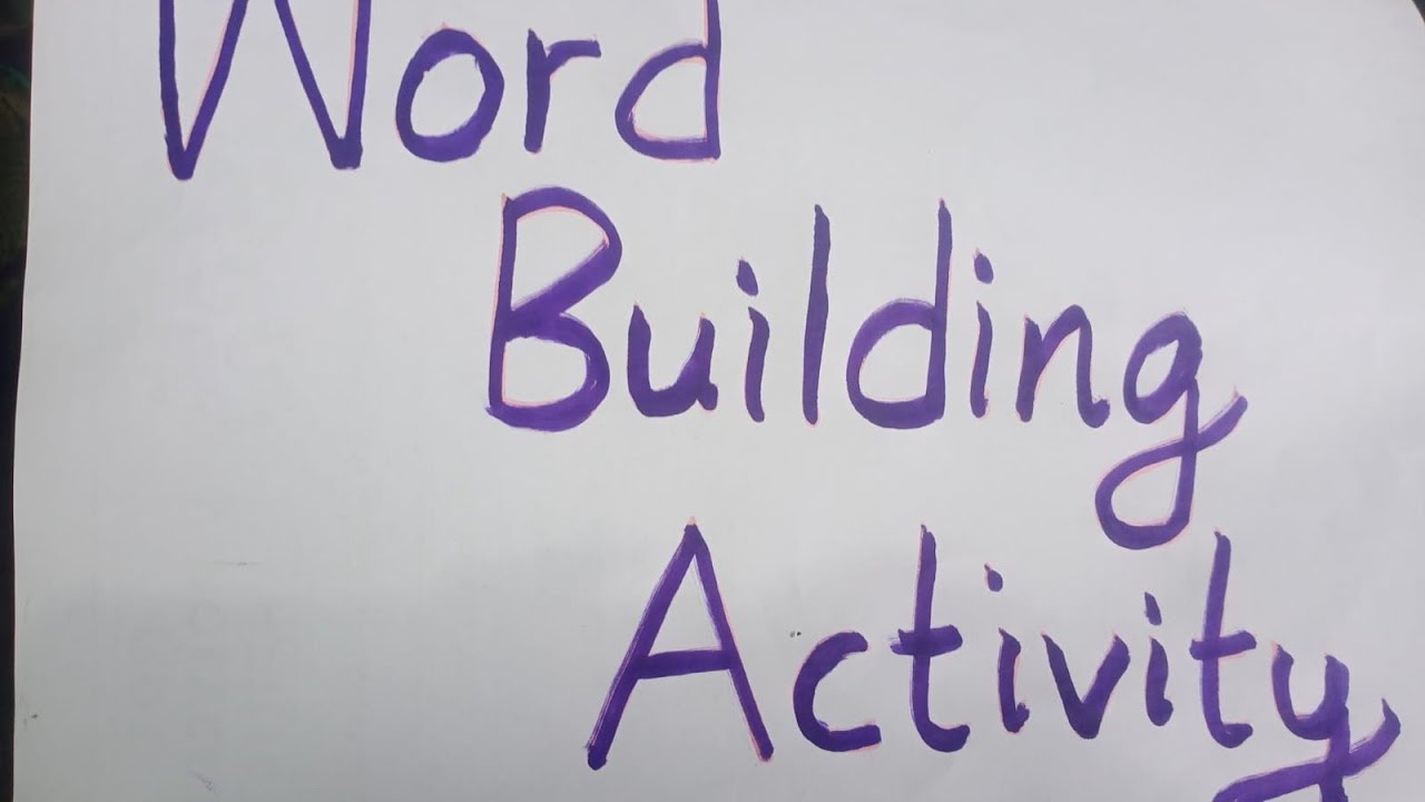 World building activity|| Learning vocabulary by our kids ‎⁨@newvikasenglishmediumschool