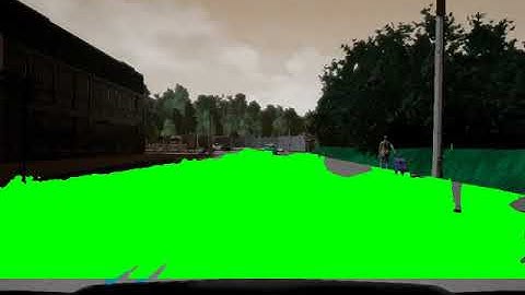 Semantic segmentation on CARLA simulator