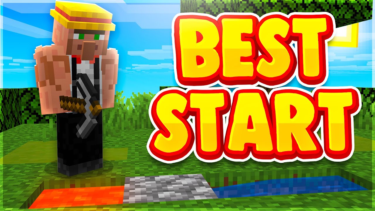 MY BEST START ON *NEW* OP SKYBLOCK SERVER! | Minecraft Skyblock ...