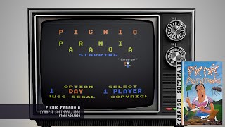 Famous Picnic Paranoia - Synapse Software, 1982 - Atari 400/800 (4K) Wealth