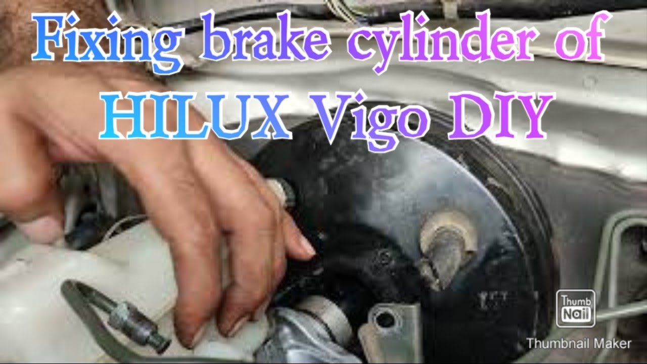 How to fix brake cylinder part 3 toyota hilux brake cylinder fixed