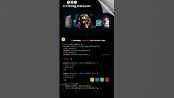 Carousel Image Effect 🔮 via #cssanimation #html #css #uiux #uidesign #slider #shorts
