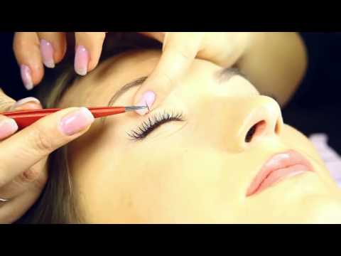 Eyelashes extensions by