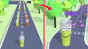 Juice Run 🥤🌈⭕ NEW LEVEL! Gameplay Walkthrough Android,iOS Update Mobile Game All Levels UFG53G