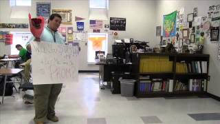 AHS Promposal 2015 She said yes!