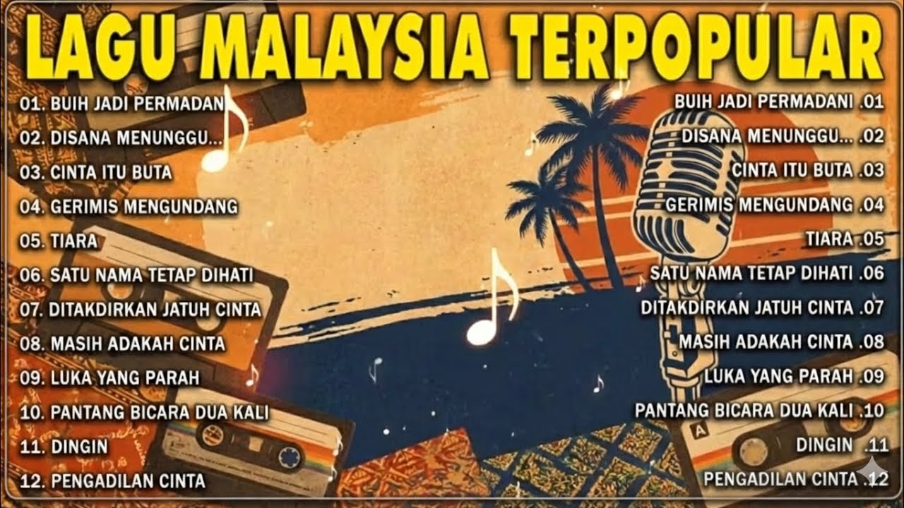 lagu malaysia menyentuh terbaik lagu slow rock terbaik 90an koleksi lagu kenangan terpopular📀