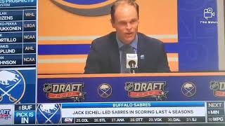 Buffalo Sabres Select Jack Quinn 8th overall 2020 NHL DRAFT
