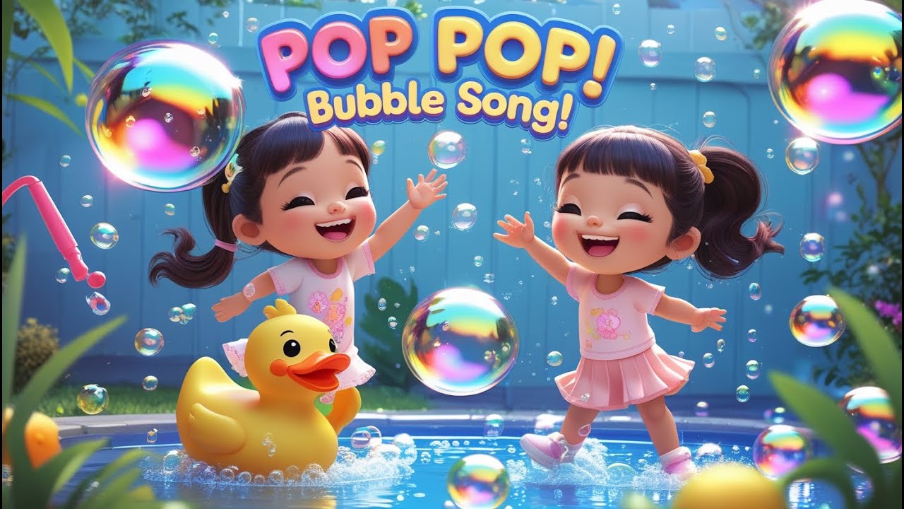 Pop Pop! Chunni & Munni’s Bubble Song 🫧🎶 | Fun Bubble Song for Kids | Splash, Count & Sing Along!