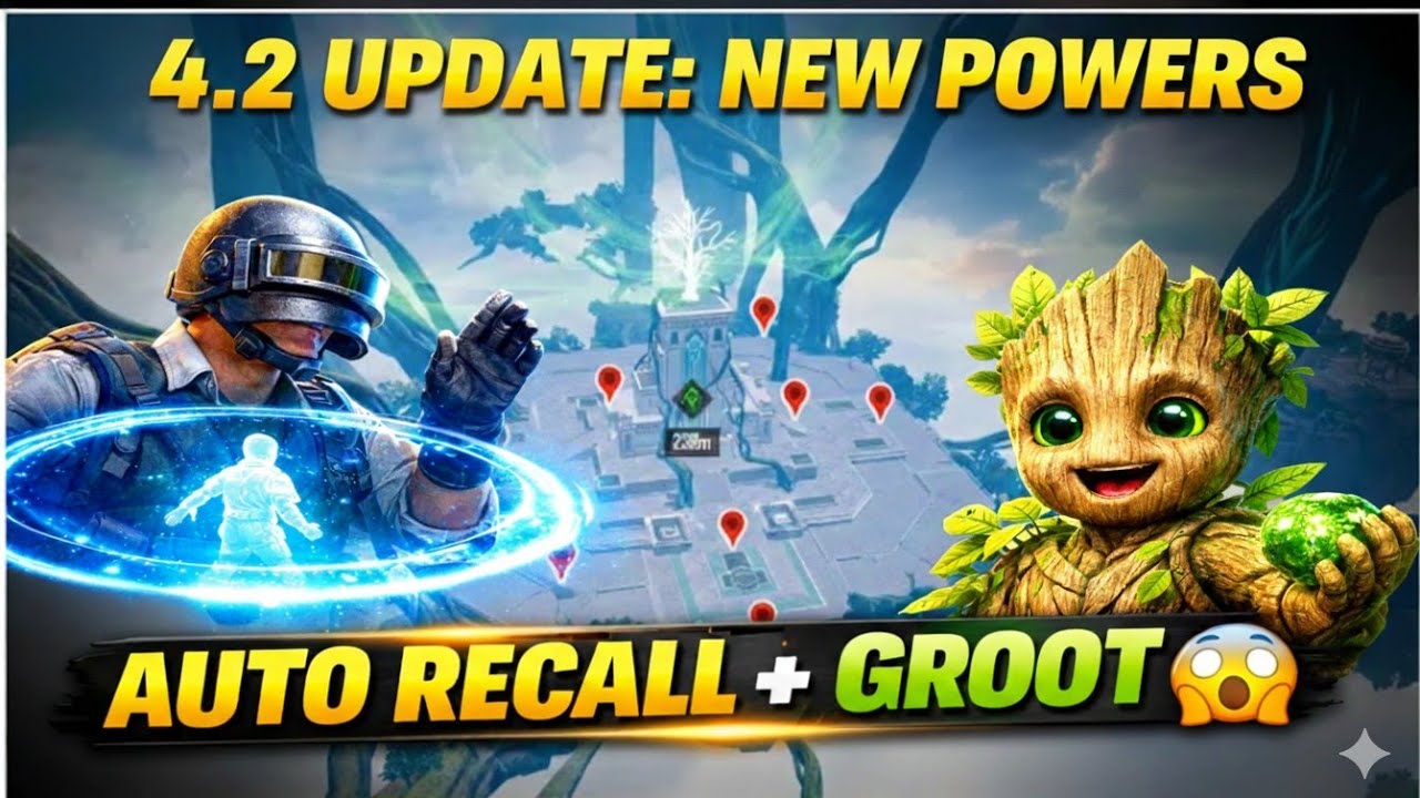 BGMI New Event Full Guide 😱 Auto Recall, Prime Eye, Birkle (Groot), New Powers & Boss Tree Explained