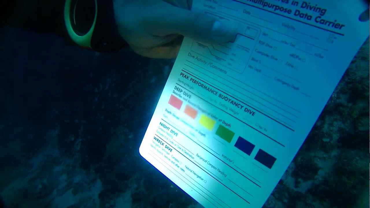 Underwater Color Absorption
