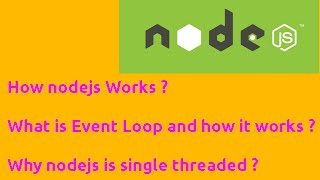 NODEJS: event loop and threads works together (HINDI)
