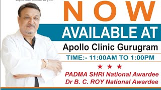 Padma Shree Awardee, Senior Orthopaedic Surgeon. Dr Yash Gulati. At @ApolloClinicGurugram Wealth