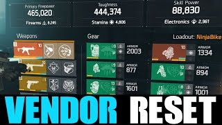 The Division - Amazing Vendor Reset God Roll Weapons, Gear & Gear Mods You Need To Buy
