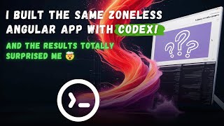 Building a Zoneless Modern Angular App with Codex (OpenAI) (Unfiltered Vibecoding) #behindthescenes