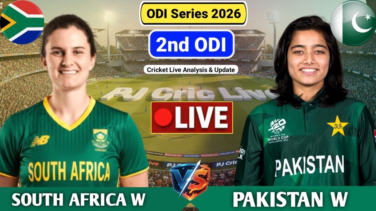 South Africa W Vs Pakistan W 1st ODI Match | Live Score Analysis & Discussion | SAW vs PAKW ODI Live