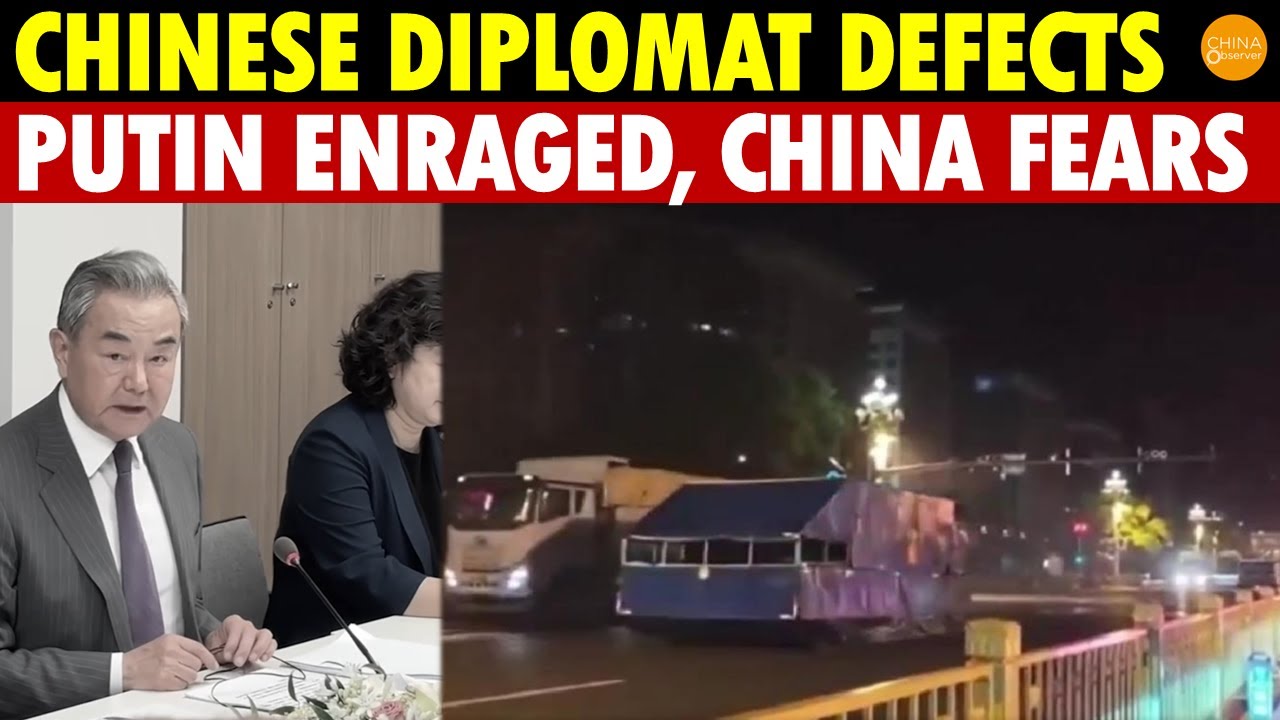 Chinese Diplomat Defects, Leaks Secrets, Putin Enraged! China Fears, Tanks Roll Into Beijing
